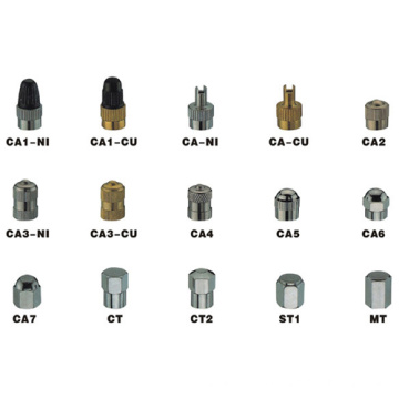 Chapeaux de valves de pneu de cuivre